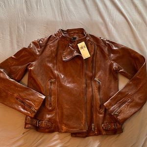 Womens leather jacket